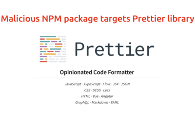 NPM package targeting Prettier ecosystem drops malware